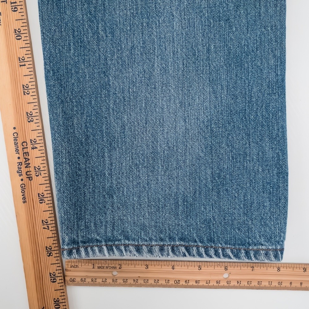 Chaps Denim Jeans Mens 36x30 Blue Straight Leg 100% Cotton Regular FITS 36x30 - Picture 16 of 16